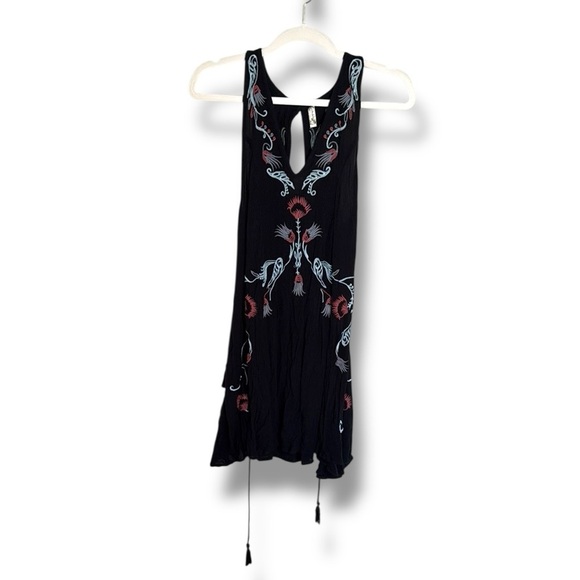 Intimately Free People Adelaide Embroidered Mini Dress Size XS - Picture 1 of 7